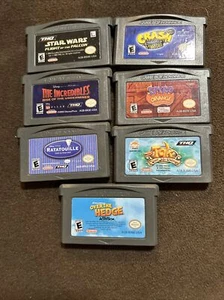 ￼lot Of 7 Crash Bandicoot 2: Star Wars Over The Hedge Cases Game Boy Advance - Picture 1 of 6