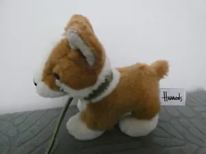 Retro / Vintage Harrods Dog Corgi Soft Toy - 100% to animal charity - Picture 1 of 8