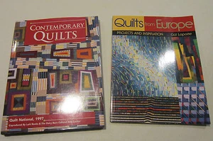 Contemporary Quilts HC & Quilts from Europe 2 quilt books-pictures & patterns EC - Bild 1 von 12
