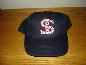 Chicago White Sox Private Bank Ball Cap Hat Blue Red White Stars News - Imagen 1 de 1