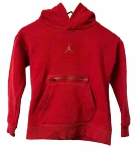 MICHAEL JORDAN BOY'S ACTIVE DRI-FIT FLEECE HOODIE RED 4T $60 - Picture 1 of 5