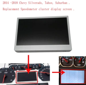 2014 -2018 Chevy Speedometer cluster center display screen,Silverado,Tahoe etc - Picture 1 of 4