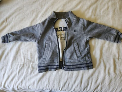 Burberry London 1856 Niños Niñas Niños Pequeños Chaqueta Bomber Gris Talla 2 3 4  Foto 1 de 2