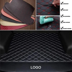 Car Trunk Mats For INFINITI All Models Custom Cargo Liner Carpets Rear Boot Pads - Picture 1 of 15