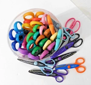 Paper Edgers Craft Scissors Corner Edger Scrapbook Fiskars Craft Cut You Choose - Picture 1 of 64