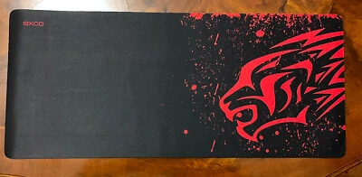 EXCO mousepad Large Rosso e Nero 67x27 cm - Immagine 1 di 2