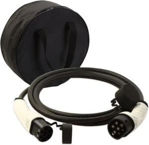 NEW SUN EV Electric Vehicle Charging Cable Type 2 to Type 2 16 Amp, 5 Meter. - Picture 1 of 18