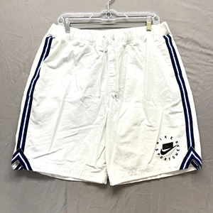 Nike NSW Sportswear Canvas Athletic Shorts Women's Size XL - White AR3010-100 - Picture 1 of 12