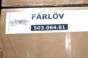 Ikea FARLOV 5 Seat Sectional Sofa LEFT Cover Slipcover DJUPARP YELLOW BEIGE New! - Picture 1 of 2
