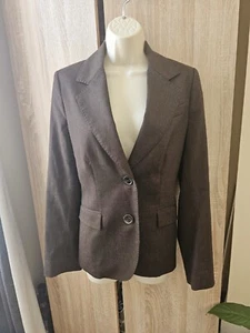 Daks Brown Wool Blazer Jacket Size 10 - Picture 1 of 7