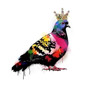 Chris Boyle Colourful Street pop art Living the Pigeon Dream Print 11/100 - Picture 1 of 5
