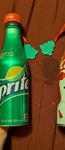 2016 Sprite Christmas Edition Aluminum Bottle Coke Original Fill - Picture 1 of 5