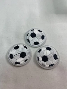 Soccer Ball Patches Small Lot Of 3 - Picture 1 of 3