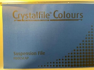 J.Burrows Suspension File Foolscap Assorted colours blue - Picture 1 of 1