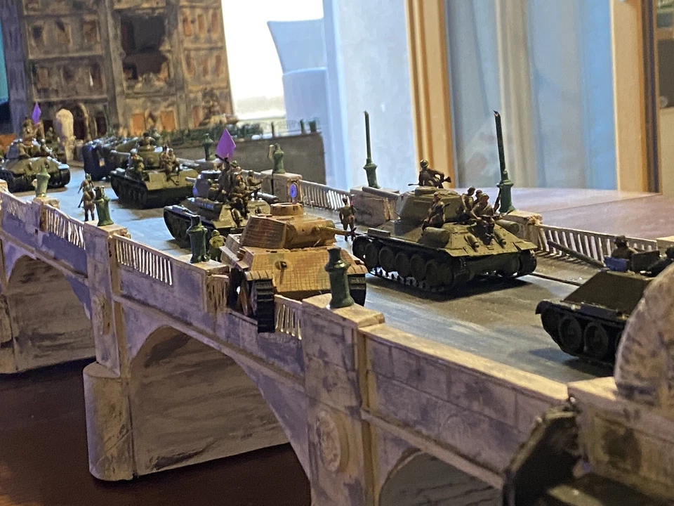 PARTIE C DIORAMA BUILDING RUINE BERLIN 1945 WW2 1/72 (352) - Photo 1/4