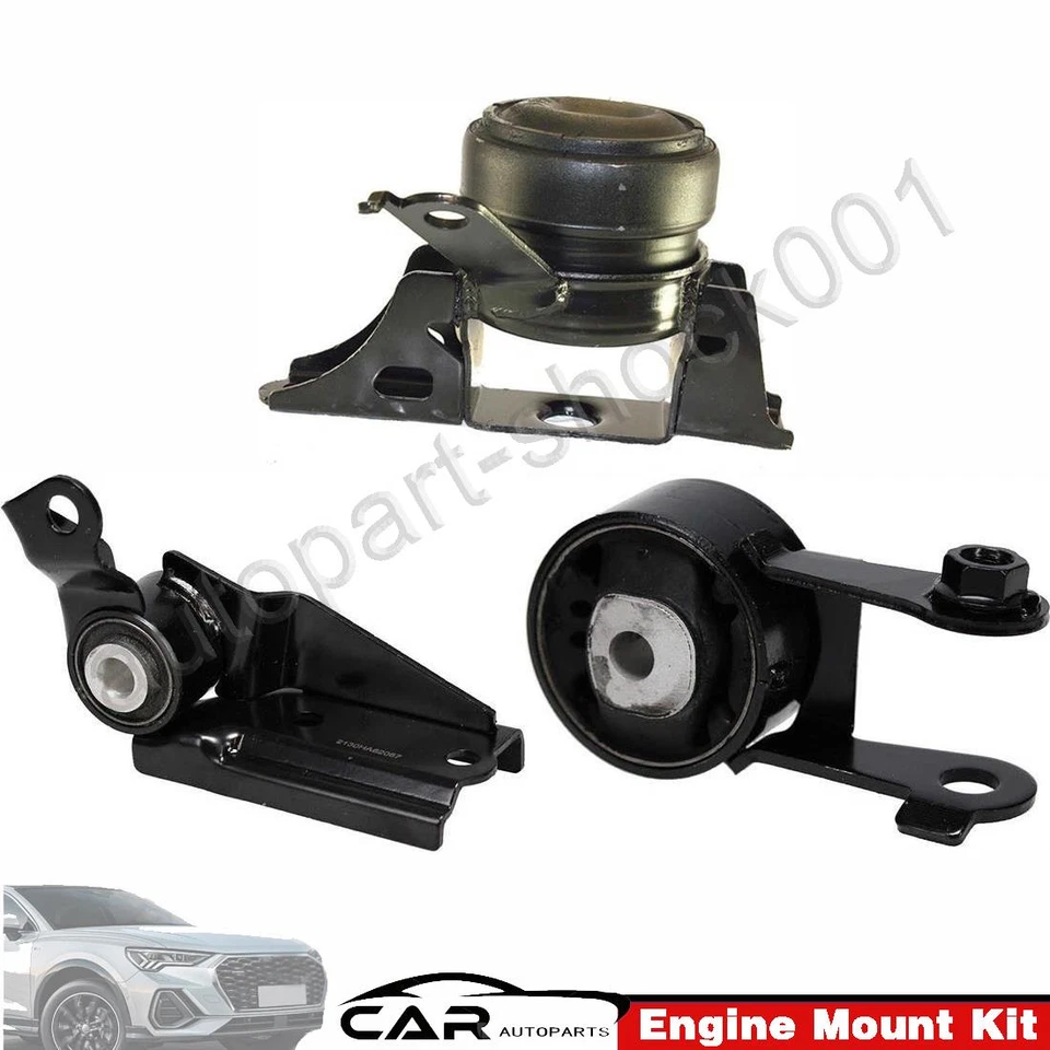 Juego de montaje de motor y puntal de par 3 piezas. Toyota Yaris 2006-2015 1,5 L para automático. Foto 1 de 4