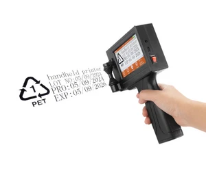 Lingue Inglesi Codice Data Numero Logo Data Di Scadenza Etichetta Cartone Di Pla - Foto 1 di 8