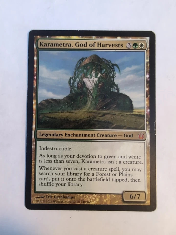 Karametra, God of Harvests Born of the Gods NM!!! - Image 1 of 2
