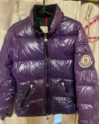 Moncler Men XS Purple Down Jacket Limited Edition Alpine Luxury Icon with Signat - Image 1 of 2