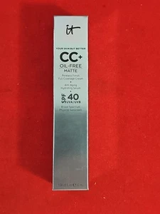 it Cosmetics CC NEUTRAL MEDIUM Oil-Free Matte SPF 40 Poreless Finish Full Covera - Picture 1 of 3