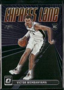 2023-24 Donruss Optic #8 Victor Wembanyama Express Lane Purple - Picture 1 of 2