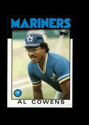 Al Cowens - 1986 Topps Baseball # 92Seattle Mariners FREE Ship - Image 1 of 2