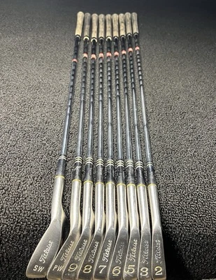 Titleist Acushnet AC-108 Tungsten Iron Set #2-9,Sw Pw Stiff Flex Steel Shaft - Image 1 of 4