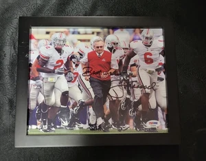 Jim Tressel 8x10 Autograph Photo PSA/DNA Ohio State Buckeyes - Picture 1 of 5