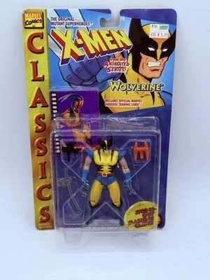 X-Men Classics Toy Biz Wolverine 1995 serie animada Spring Out Slashing Claw Foto 1 de 2