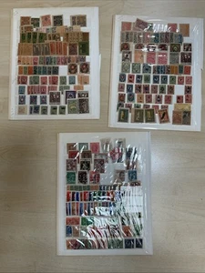 Vintage Russian Stamps Mint And Used 1800’s Onward Unchecked On 3 Pages J933 - Imagen 1 de 7