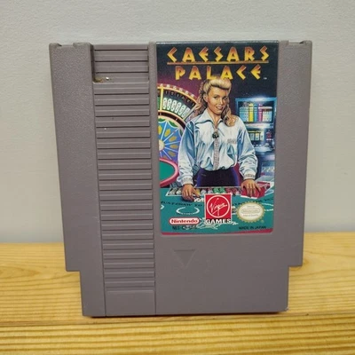 Nintendo NES Caesars Palace Authentic Tested Working Virgin Games Cartridge Only - Image 1 of 4