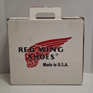 Vintage Cardboard RED WING SHOES Boots Empty Boot Box Boot Logo - Picture 1 of 17
