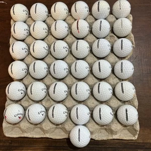 37 Callaway Supersoft White 4A-5A Used Golf Balls. Free Shipping - Picture 1 of 2