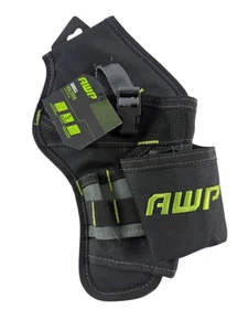 AWP Angled Drills Drivers Holster Tool Belt Pouch Attachment Heavy-Duty 3 Pocket - Picture 1 of 7