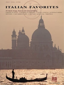 Italian Favorites Piano Sheet Music Vocal Melody Lyrics 40 Songs Book - Picture 1 of 1