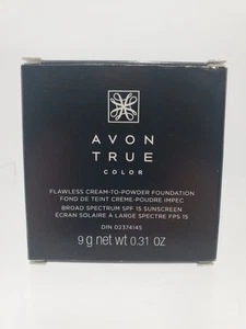 Avon True Flawless Cream To Powder Foundation 9g Nude - Picture 1 of 4