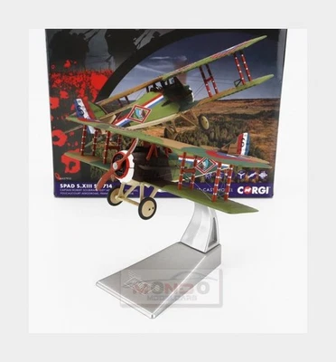 1:72 CORGI Spad Sxiii Aero Squadron Usas Military Airplane 1918 Green AA37910 - Immagine 1 di 2