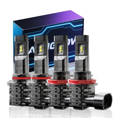 Faro delantero LED bombillas altas bajas para Mitsubishi RVR GT 2011-2019 deportivo utilitario Foto 1 de 4