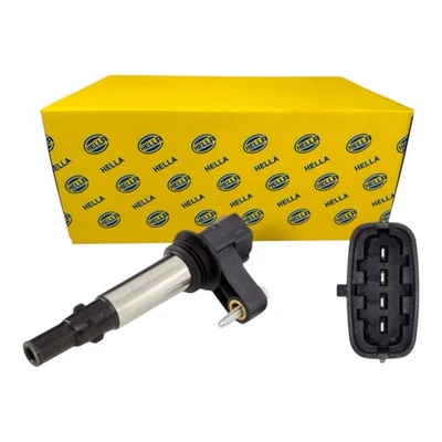 Bobina de encendido HELLA para Opel Signum Vectra C 2.8 V6 Turbo Saab 9-3 2.8 Turbo V6 - Imagen 1 de 2