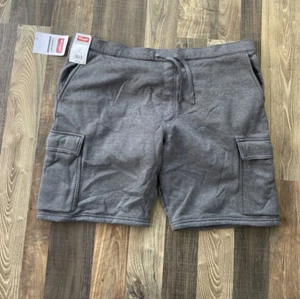 Pantalones Cortos Para Hombre Wrangler Gris Calce Atlético Mezcla Algodón Talla XL NUEVO - Imagen 1 de 7
