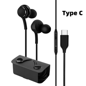 Original Type C Wired Earphone For Samsung Galaxy S23 S21 S22 Ultra Plus 3.5 mm - Picture 1 of 10