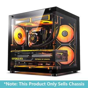 Gaming PC Case Desktop 270° Sea View Room Computer Case Without A-pillar - Picture 1 of 20