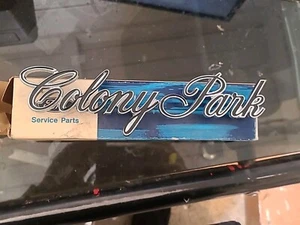 NOS 1969 MERCURY COLONY PARK QUARTER PANEL EMBLEM C9MB-71291B62 OEM FOMOCO - Picture 1 of 6