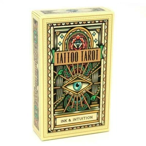 Tatuaje Tarot Tinta e Intuición 78 Cartas Baraja Oráculo Divertido Fiesta Familiar Juegos de Mesa - Imagen 1 de 7