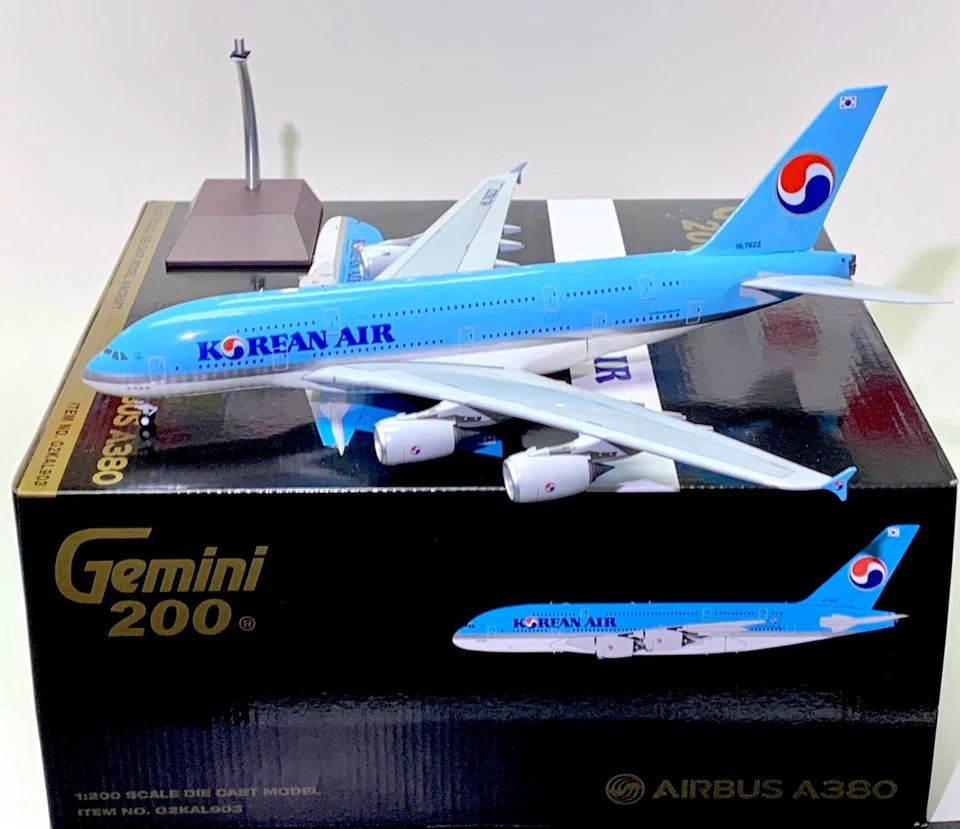 Gemini Jets 1:200 Korean Air Airbus A380-800 "2000s color" HL7622 G2KAL903 - Image 1 of 1