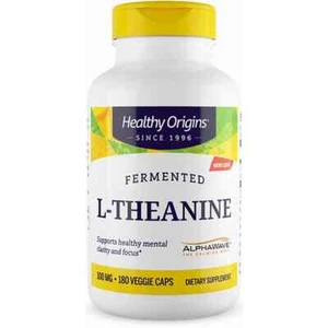 Healthy Origins Fermented L-Theanine 100 mg 180 Veg Caps - Picture 1 of 2
