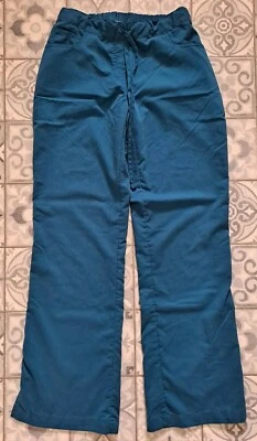 Women's Teal Green Grey's Anatomy Scrub Pants in Size X-Small Sku #18 - Image 1 of 4