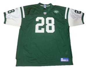 Camiseta de Colección Auténtica New York Jets Curtis Martin Para Hombre Talla 56 NFL Sobre el Campo #28 - Imagen 1 de 10