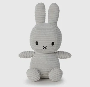 Miffy Corduroy Soft Grey 23cm Plush Soft Toy | BNWTs | Kawaii - Picture 1 of 3