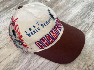 Vintage 1997 Drew Pearson Florida Marlins World Series Champions Snapback Mütze - Bild 1 von 8
